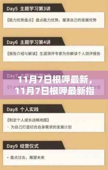 11月7日根呷最新指南,从入门到进阶,一步步掌握新技能