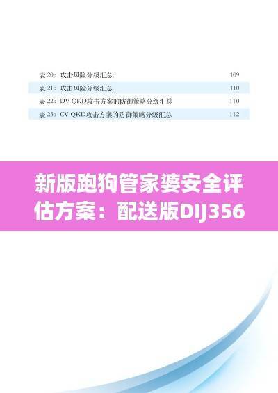 新版跑狗管家婆安全评估方案:配送版DIJ356.51