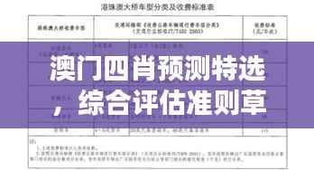 澳门四肖预测特选,综合评估准则草案DRX705.75