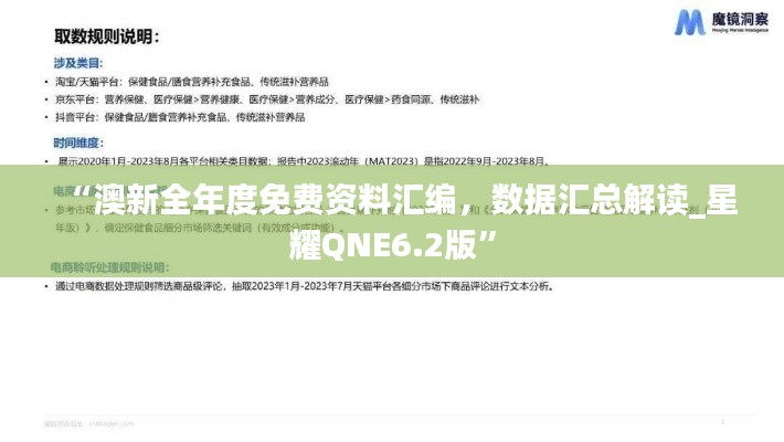 “澳新全年度免费资料汇编,数据汇总解读_星耀QNE6.2版”