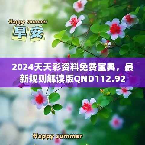2024天天彩资料免费宝典,最新规则解读版QND112.92