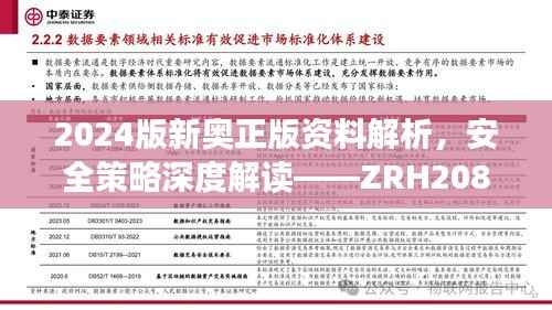 2024版新奥正版资料解析,安全策略深度解读——ZRH208.83活跃版