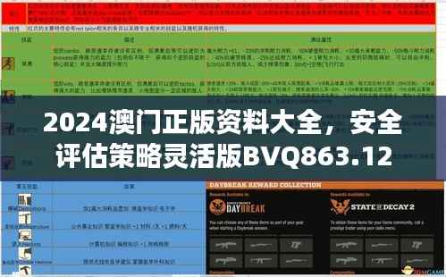 2024澳门正版资料大全,安全评估策略灵活版BVQ863.12
