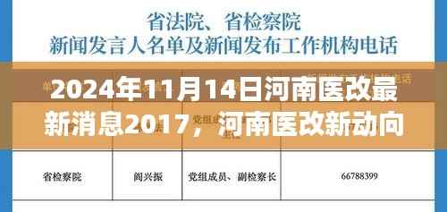 河南医改动态更新，聚焦最新消息与未来展望（2024年）