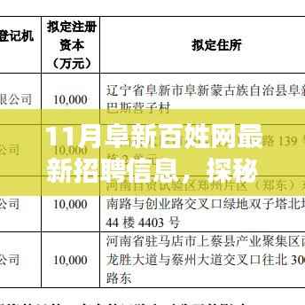 阜新百姓网最新招聘与特色小店探秘,小巷深处的隐藏宝藏全解析