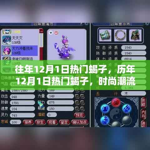 历年12月1日热门蝎子时尚潮流选购指南