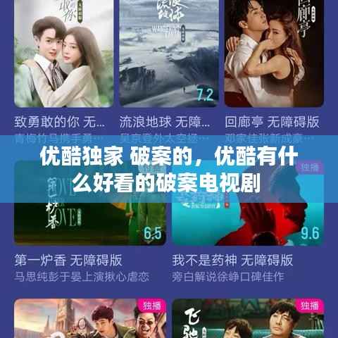 优酷独家 破案的,优酷有什么好看的破案电视剧