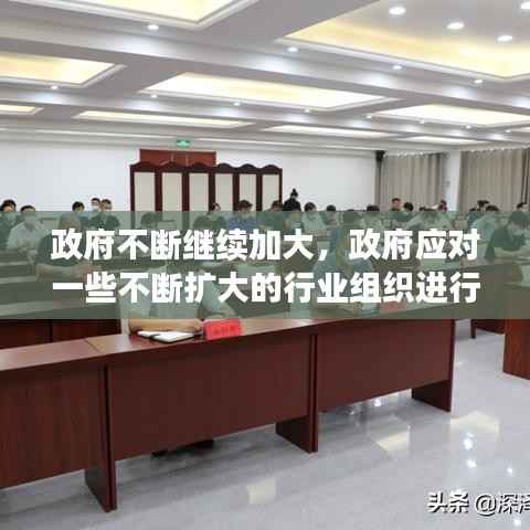 政府不断继续加大,政府应对一些不断扩大的行业组织进行防范