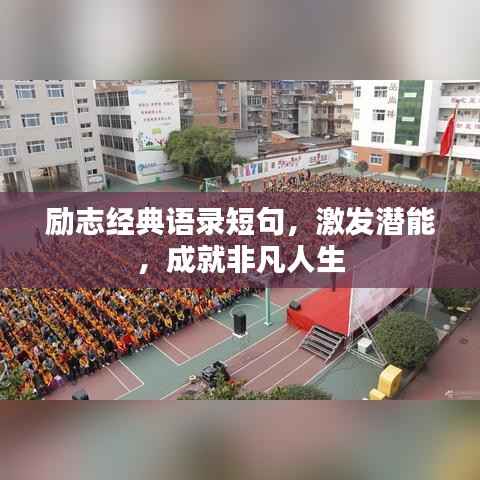 励志经典语录短句,激发潜能,成就非凡人生